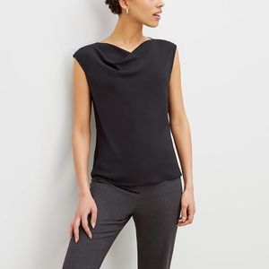 NWOT MM Lafleur Rowling Black Top